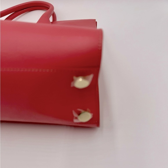 Auth Jimmy Choo Large Pink Leather Suede Sides 2way Riley Tote Crossbody Bag - Picture 10 of 16